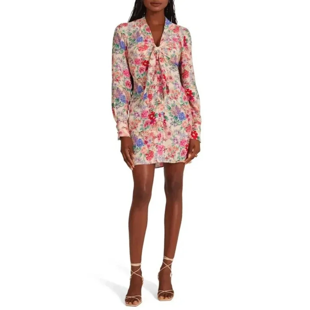 Favorite Daughter NEW Barely Holding It Together Floral Dress 12 Coquette Whimsy